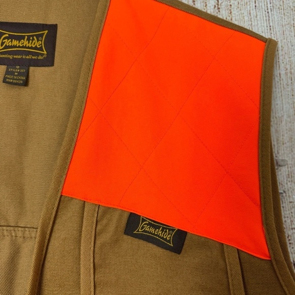 Gamehide Mens Hunting Canvas Vest size Medium - Picture 2 of 13